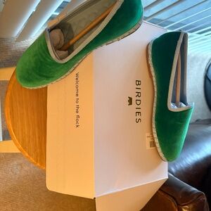 Birdies The Heron Kelly Green Velvet